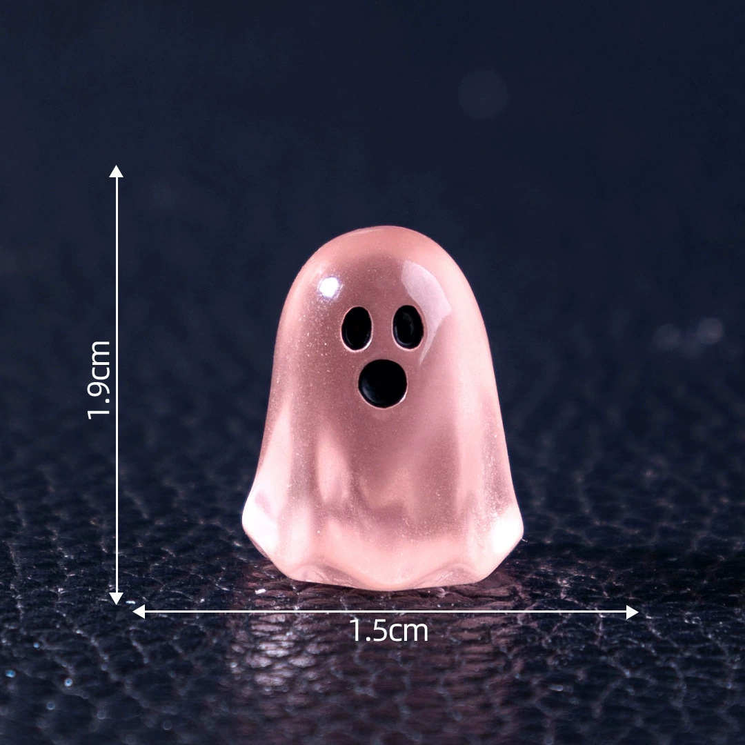 Creative ghost small decorations with accessories, DIY decoration, micro landscape, halloween