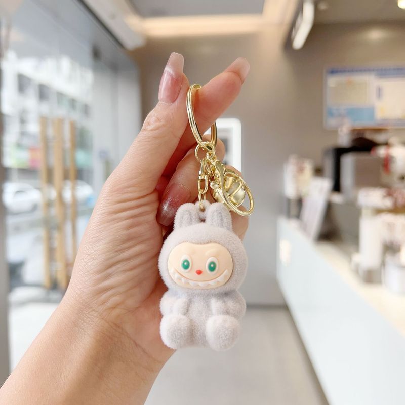 植绒拉布布小绵羊钥匙扣挂件公仔包包挂饰创意精致小礼品批发|undefined