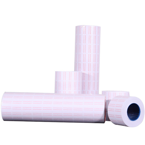 MX-5500 single-row pricing paper, price tag printer paper, code printer paper, price label 550 sheets/roll, good adhesion