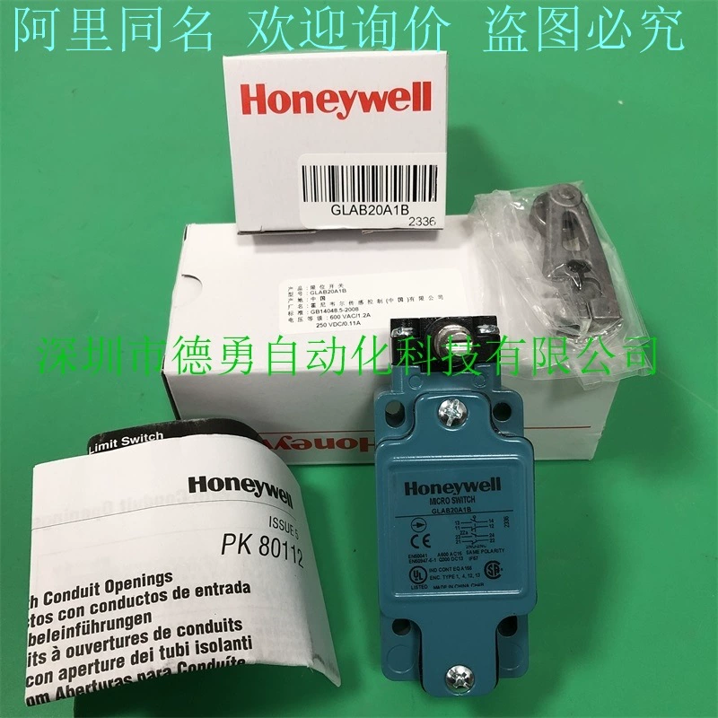 Дорожный переключатель Honeywell Honeywell GLLC01A2Y, оригинальный подлинный поддельный переключатель с одной штрафной десятью