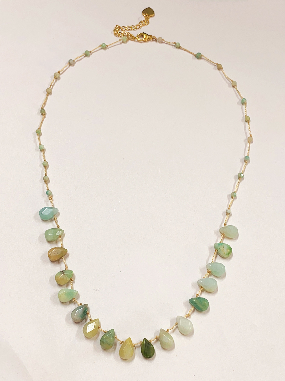 100g Weight Necklace Classification Titanium Steel Chain Material 20 PCS/Package Quantity Holiday, Travel, Daily Occasion Beaded, natural stone, Titanium Steel Material Geometric Pattern Women's Gender Beaded Design Casual, Marine Style Style Casual Marine Style Geometric Beaded Natural Stone Titanium Steel Necklace In Bulk 8