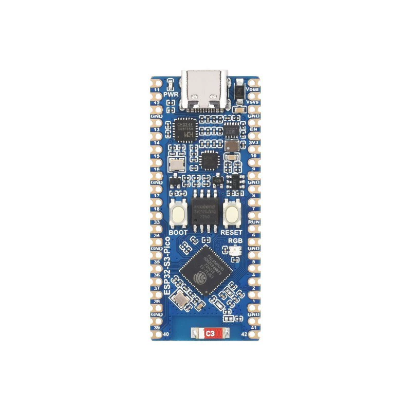 Микроконтроллер ESP32-S3 с двойным ядром 240 МГц, Wi-Fi 2.4 ГГц Bluetooth, выводы GPIO