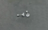 With zircon, steel, 6mm