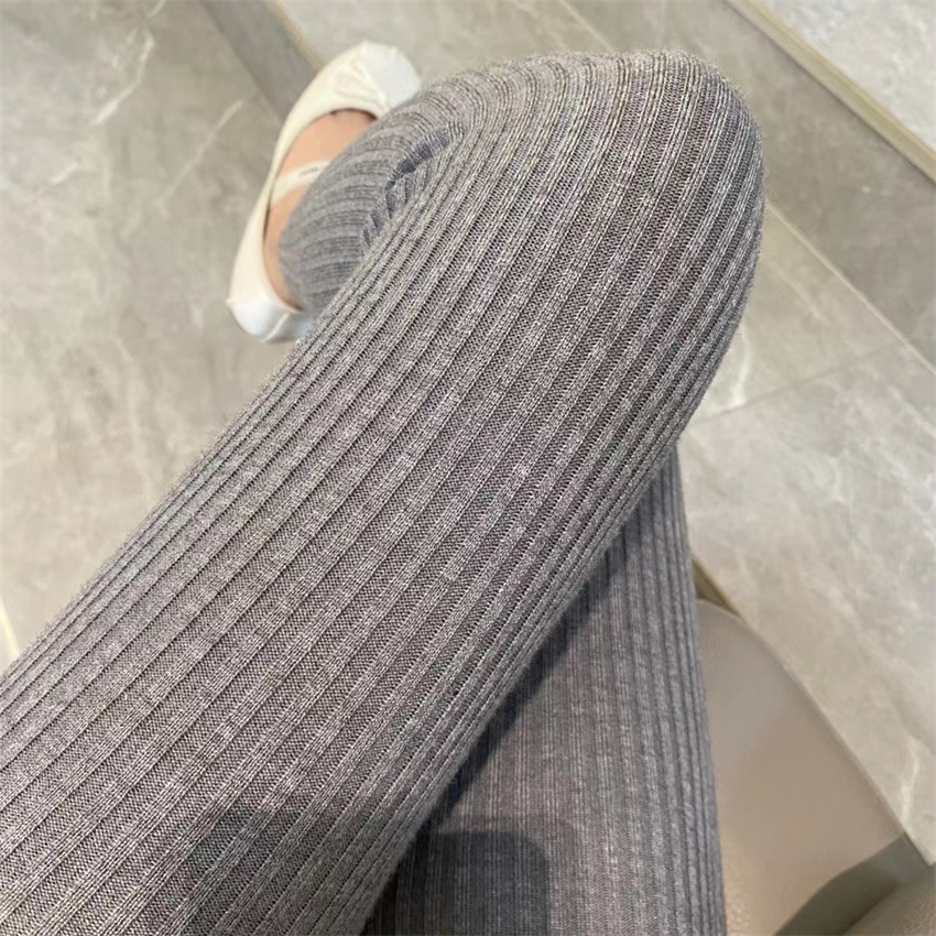 Maillard coreano celebridad en línea ins suave punto polainas pantalones a juego para las mujeres entrega directa de fábrica