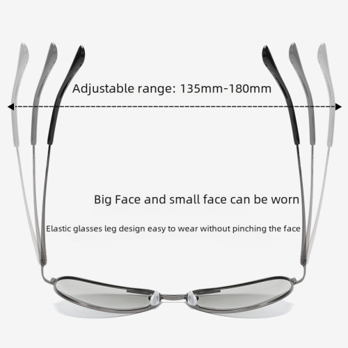 A103 Sunglasses Men's Aviator Day and Night Variable Color Frog-Eyed Polarized Sunglasses $1588