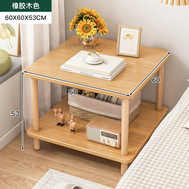 Mesa de té pequeña mesas de cabezal de cama pequeña mesa de cabezal de cama simple de alquiler de alquiler de habitaciones de cabezal de cama pequeña mesa dormitorio