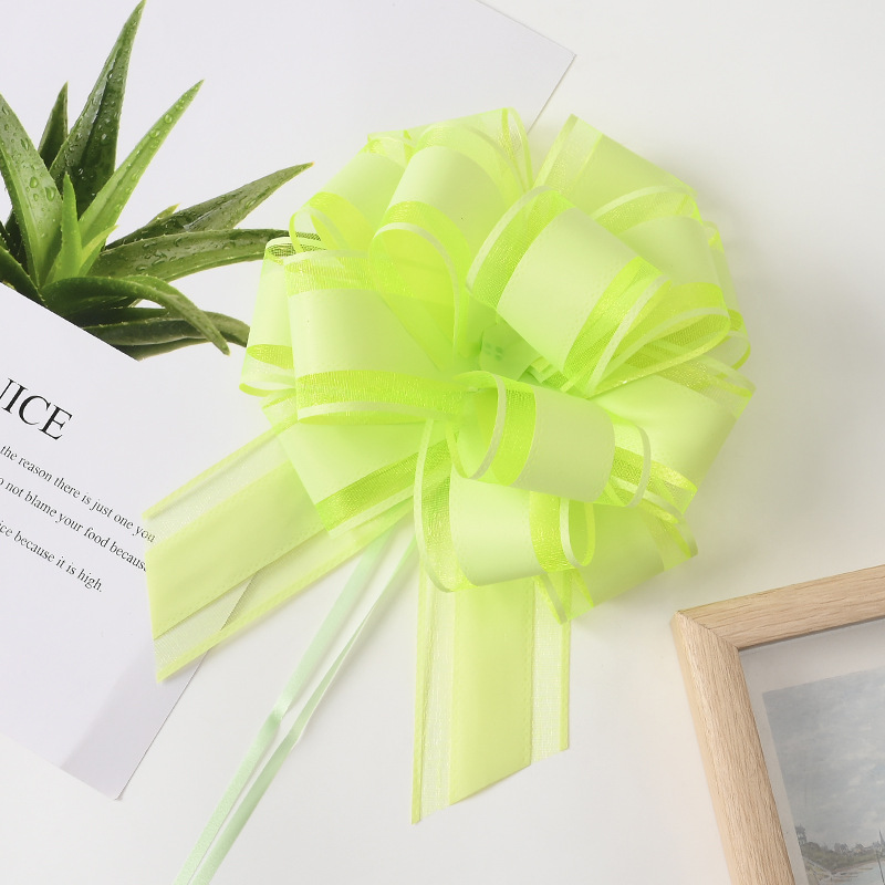 Transfronterizo para 50 hilo de nieve de doble capa simple elegante tridimensional mano esférica tirar flor boda coche Navidad Año Nuevo regalos image 16