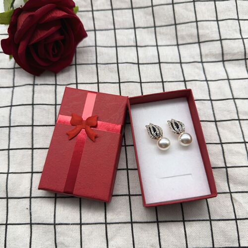 Factory direct sales 5*8 knot ring earrings bracelet packaging box gift box jewelry box jewelry box necklace box