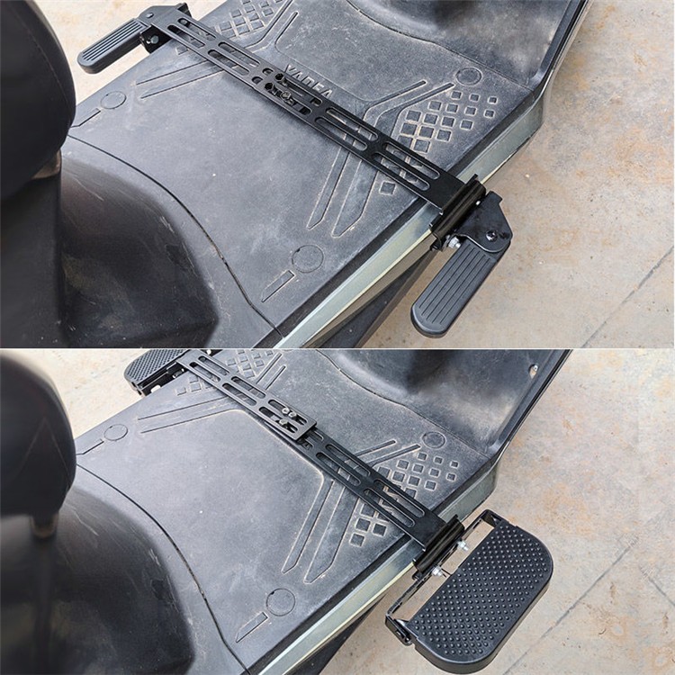 Footrests for electric scooters, delivery electric bikes, widened foot pedals, front footrests, foldable