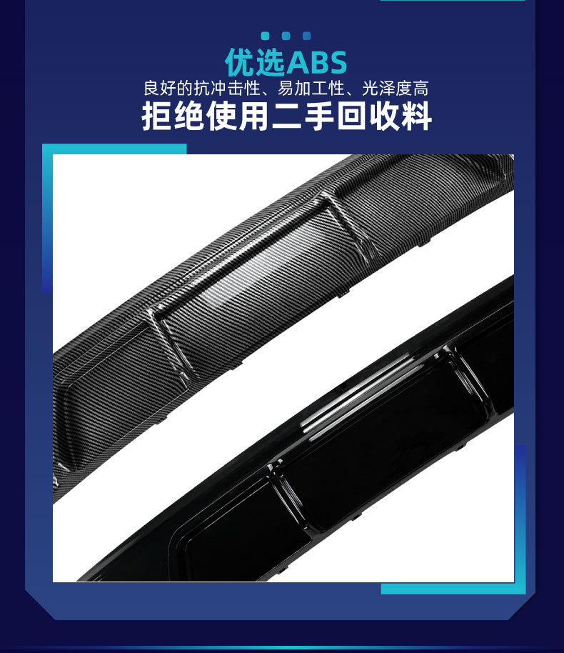 Suitable for BMW 4 Series G26 M Sport 2020+ MP model, dedicated rear lip spoiler for cross-border modification