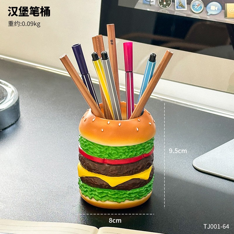 햄버거 연필꽂이