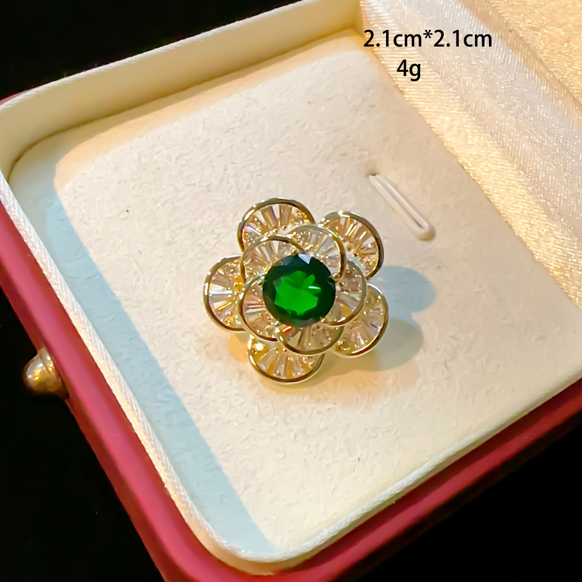 10g Weight Brooches Classification Banquet, Date Occasion Copper Material Leaf, Flower, Grain Pattern Women's Gender Plating Design Sweet Style Sweet Pin Leaf Flower Grain Copper Plating Women's Brooches 6