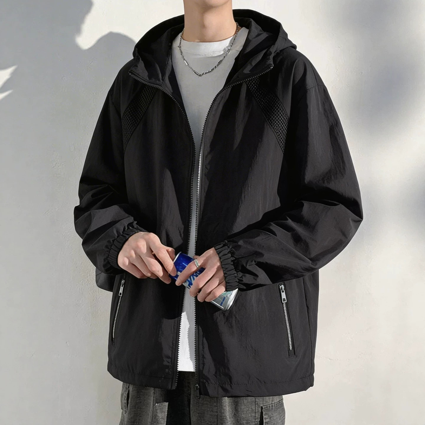 Men's Summer Thin Deconstructed Jacket, 2026 New Style, Thin, Lightweight, Plus Size, Quick-drying Jacket