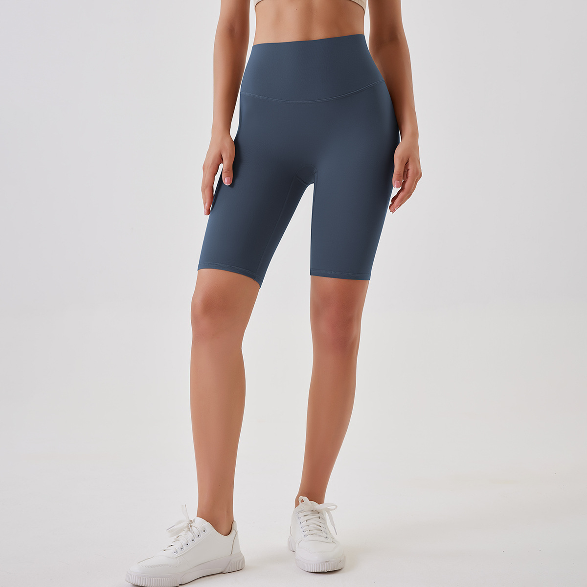 Hamidou-pantalones cortos de Yoga para mujer, mallas deportivas transpirables, de cintura alta, para entrenamiento y gimnasio - details 48