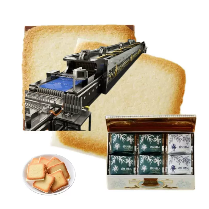 巧克力夹心薄饼生产线 白色恋人曲奇饼干设备 源头工厂