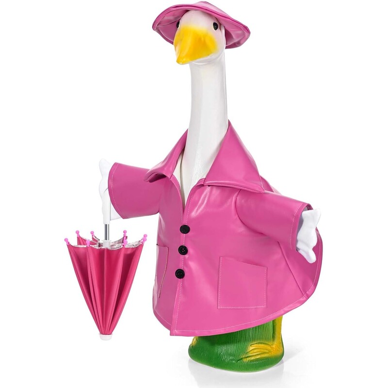 Cross-Border Popular Raincoat Porch Goose Costume Raincoat Goose Outfit Summer Decoration Outdoor Courtyard