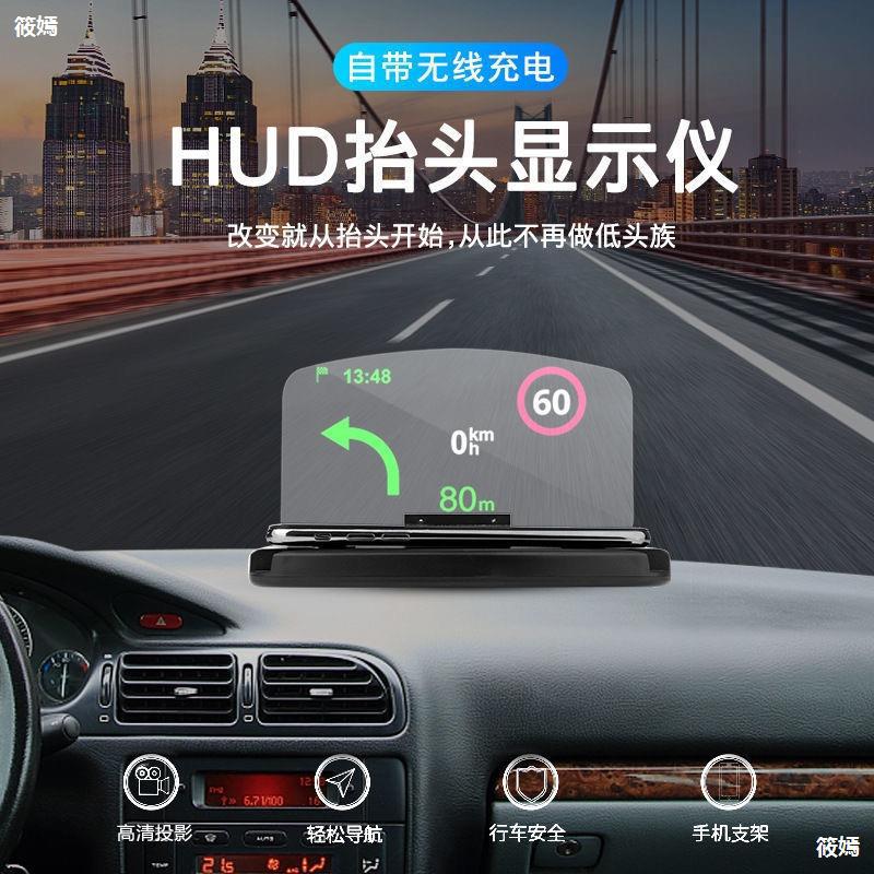 vehicle HUD Look up Projection display wireless charge Drive Yield Head Navigation Qi Runhan