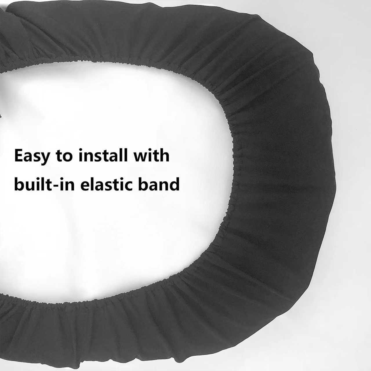 Cross-Border E-Commerce Black Leopard Print Universal Car Seat Cover, Popular in Europe and America, Temu, Mercado Libre, and Mexico