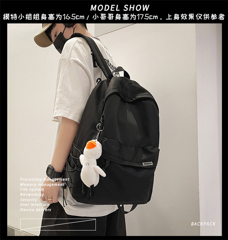 Mochila simple de gran capacidad mochila viaje ocio femenino japonés estudiante secundaria