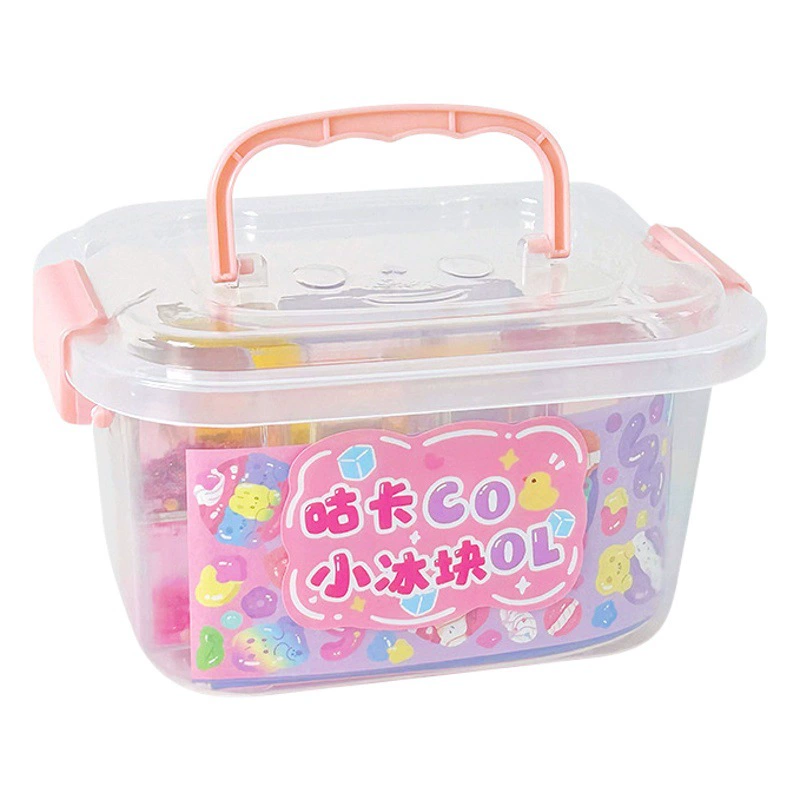 DIY маленький кубик льда зыбучий песок Goo кирпичный костюм мини масляный кубик льда кирпичный бар кирпич Конопля люка кирпич Украшение Рабочего Стола