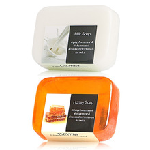 泰国同款牛奶精油手工皂蜂蜜蜂胶手工皂洁面沐浴卸妆男女香皂厂家