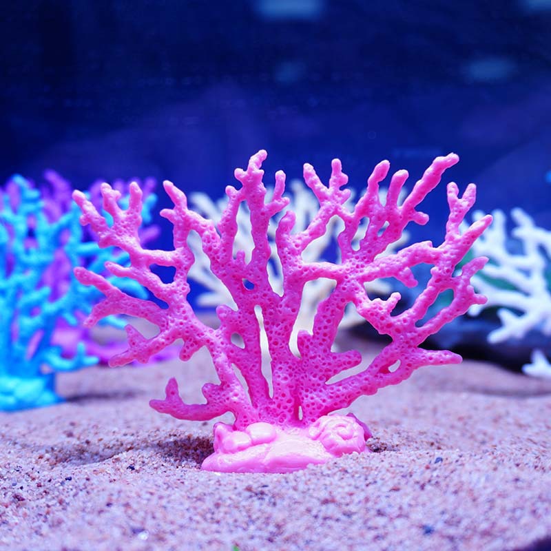 Decoración del paisaje submarino estilo explosivo cornamenta transfronteriza colorido pecera decoración paisajismo hierba acuática rama de hierro