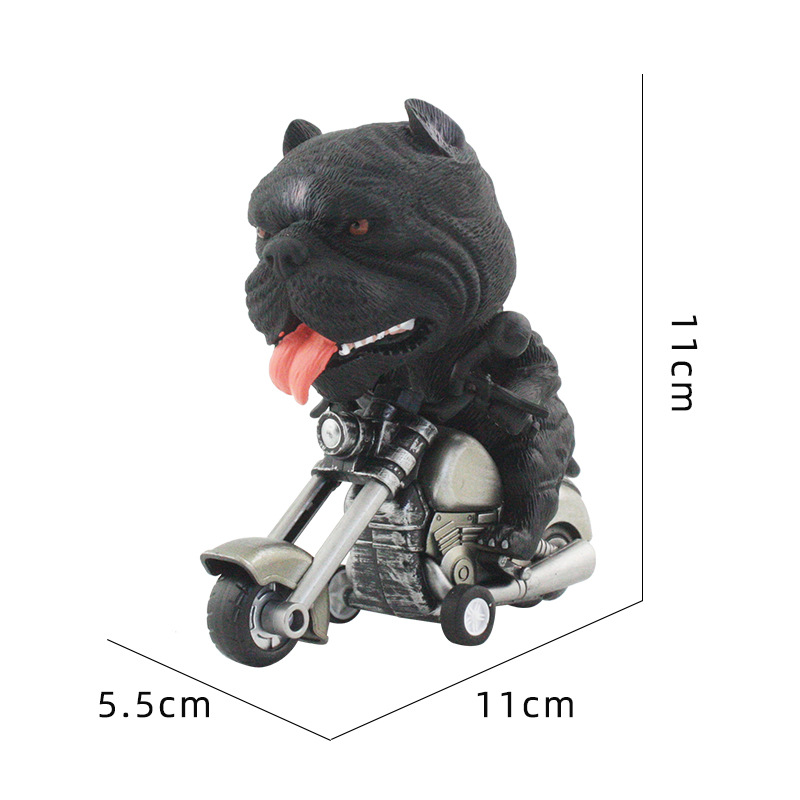 Transfronteriza Amazon modelo animal motocicleta modelo animal cabeza giratoria locomotora inercia adelante coche de juguete