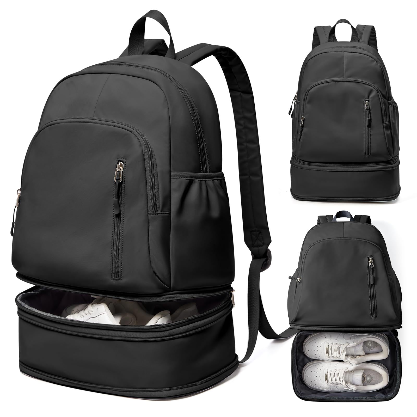 Cross-Border Hot-Selling Outdoor Waterproof Mountaineering Hiking Sports Bag with Wet and Dry Pockets Multifunctional Running Backpack