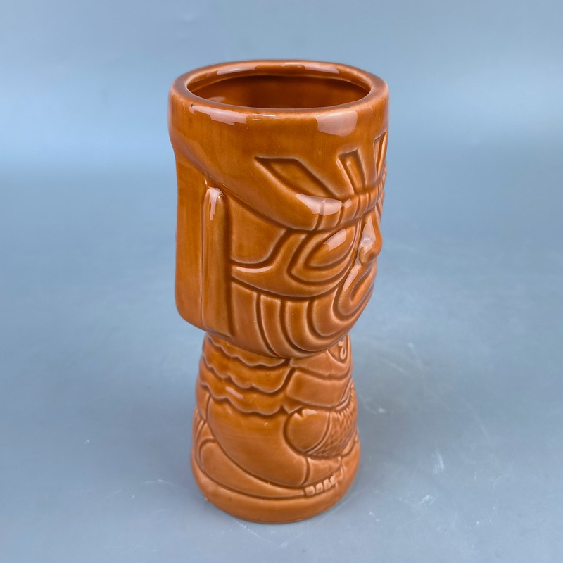 Cerámica relieve tótem taza cara taza tequila taza taza de cóctel taza de vino taza de cerveza