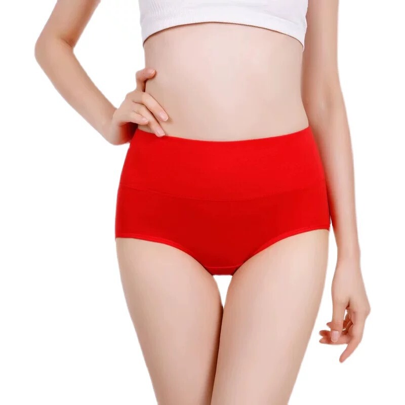 Women's High-Waisted Pure Color Tummy-Tightening Butt-Lifting Girls' Triangle Shorts Simple Slim-Fitting Antibacterial Large Size Women's Underwear Women's High-Waisted Pure Color Tummy-Tightening Butt-Lifting Girls' Triangle Shorts Simple Slim-Fitting Antibacterial Large Size Women's Underwear