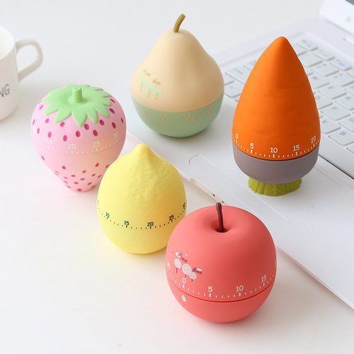 Cartoon time manager student study work efficiency timer kitchen mechanical reminder timer alarm clock