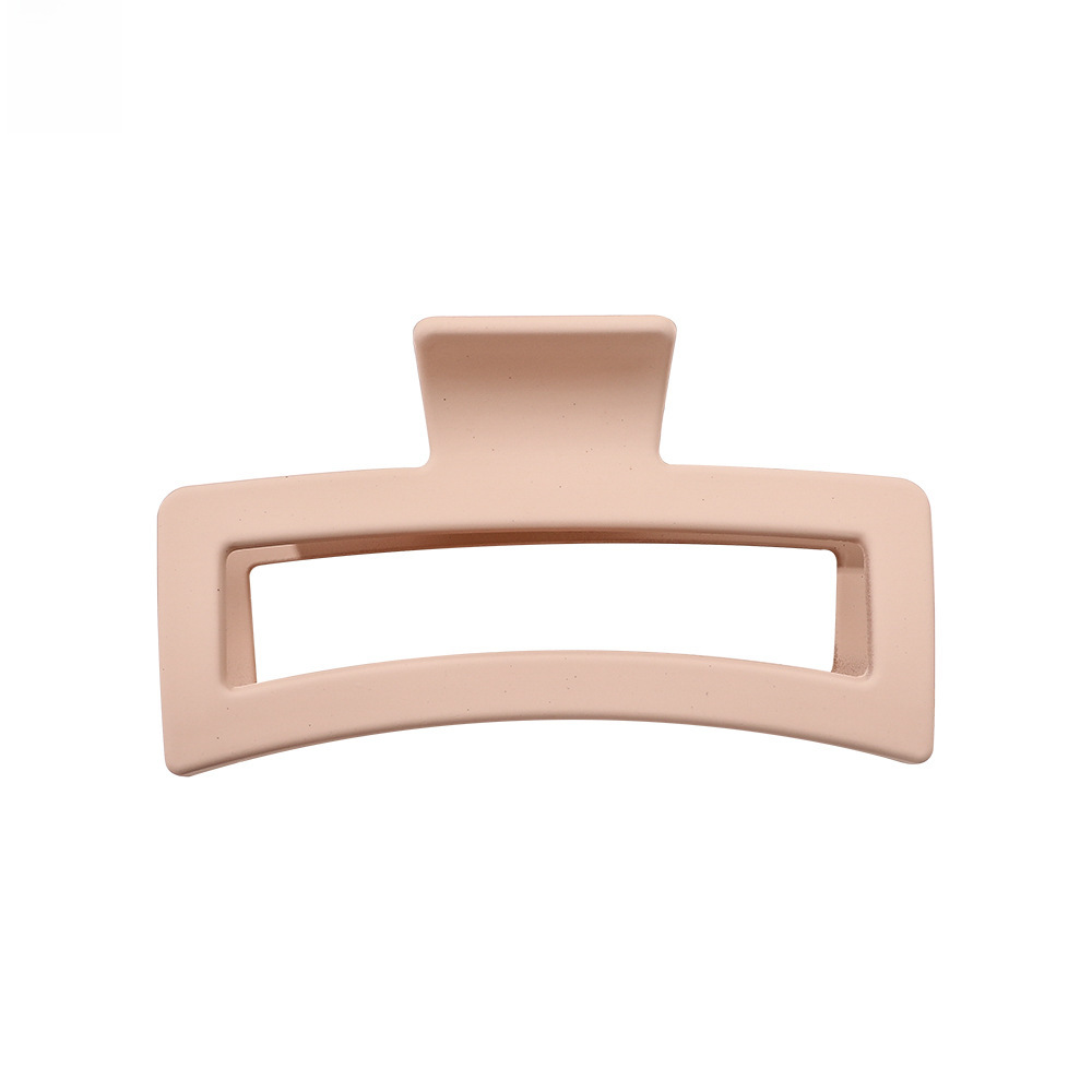 Oversized Shark Hair Claw Clip, Korean Morandi Style Hair Accessory_voghion.com