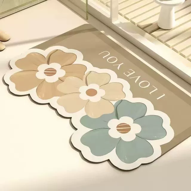 Водопоглощающий коврик из диатомовой грязи коврик для ванной комнаты напольный коврик для ванной комнаты туалет дверной проем для ванной комнаты