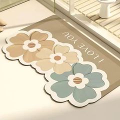 硅藻泥吸水墊浴室地墊洗手間廁所衛生間門口防滑腳墊入戶門墊地毯