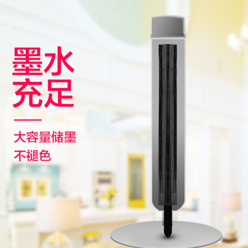 Waterproof marker pen black oily non-erasable large-head pen logistics express pen 700 model extended marker pen