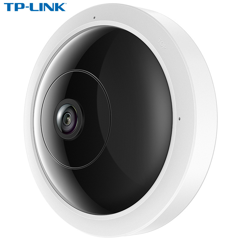 TPLINK鱼眼360度全景摄影头 商用吸顶无死角广角夜视安器 POE网