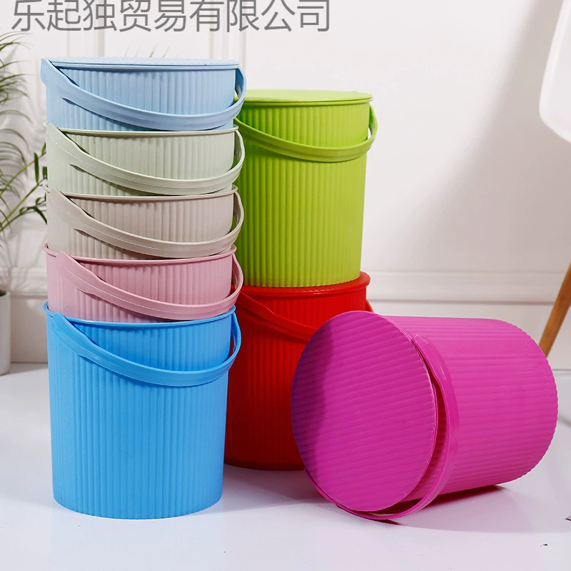 Утолщенное ведро для хранения с крышкой, табурет для ванны, ведро для воды, ведро для рыбалки, портативное ведро, ведро для хранения для купания, сидячее ведро, бытовое ведро