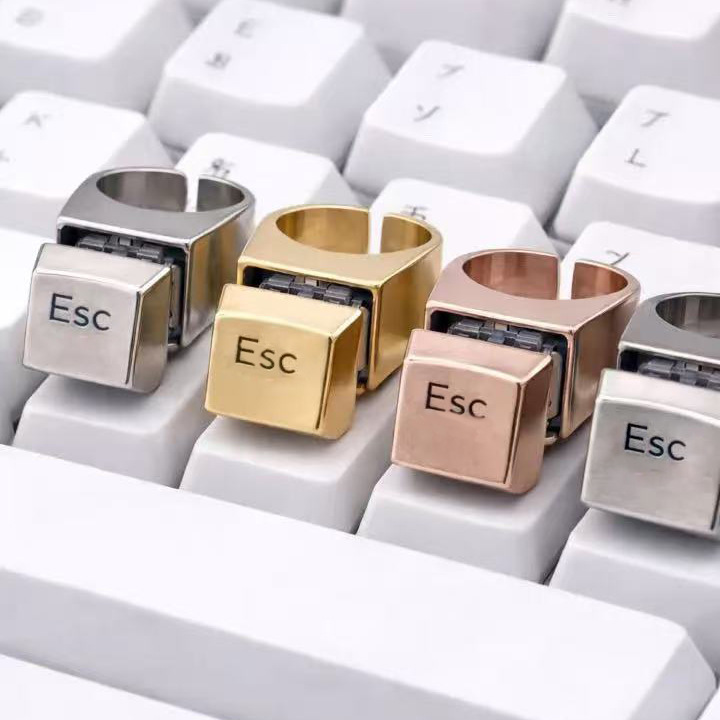 Esc 키보드 링(실버 반투명 모델)