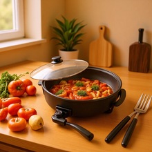 特高42X9cm深大尺寸电热锅电煮锅披萨锅比萨锅厂家批发出口