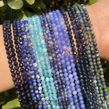 2-4mm��Ȼʯ����ɢ�鴮�� ���ʯ����������ֹ�diy�������l