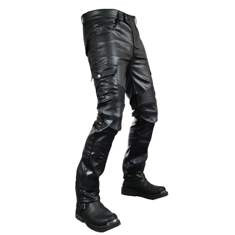 Motocicleta que monta pantalones multi-Bag overoles motocicleta pantalones anti-caída pantalones a prueba de viento a prueba de agua pantalones de cuero para hombres y mujeres equipo de protección de silicona