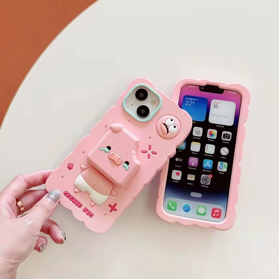 Яблоко, мультяшная милый трубок, совместимый iPhone 12, iPhone13 Pro, чехол для телефона, iphone, 13