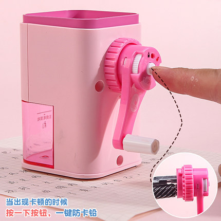 Sacapuntas de lápiz de flor de cerezo SAKURA japonés para estudiantes de escuela primaria sacapuntas de lápiz de mano para niños y niñas Dibujo de boceto de arte plomo