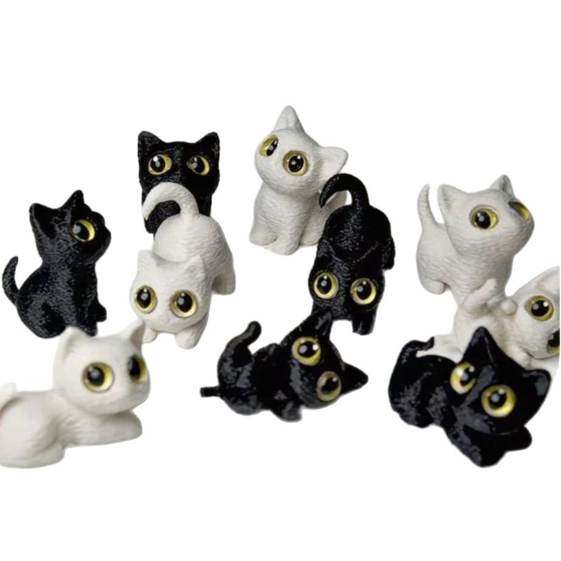 现货大眼萌猫3d打印玩具桌面工艺品手办摆件|undefined