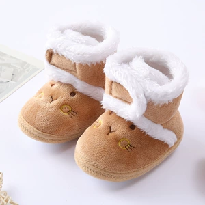 Новинка 2023 года, детская обувь для детей 0–1 года, осенне-зимняя обувь на мягкой подошве для малышей, 3–5–7–9 месяцев, хлопковая обувь для мальчиков и девочек