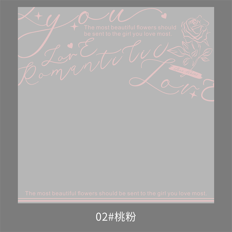 Fábrica de fiestas de flores nuevos productos de embalaje de flores transfronterizas semipermeable papel de niebla impermeable florista materiales de florista