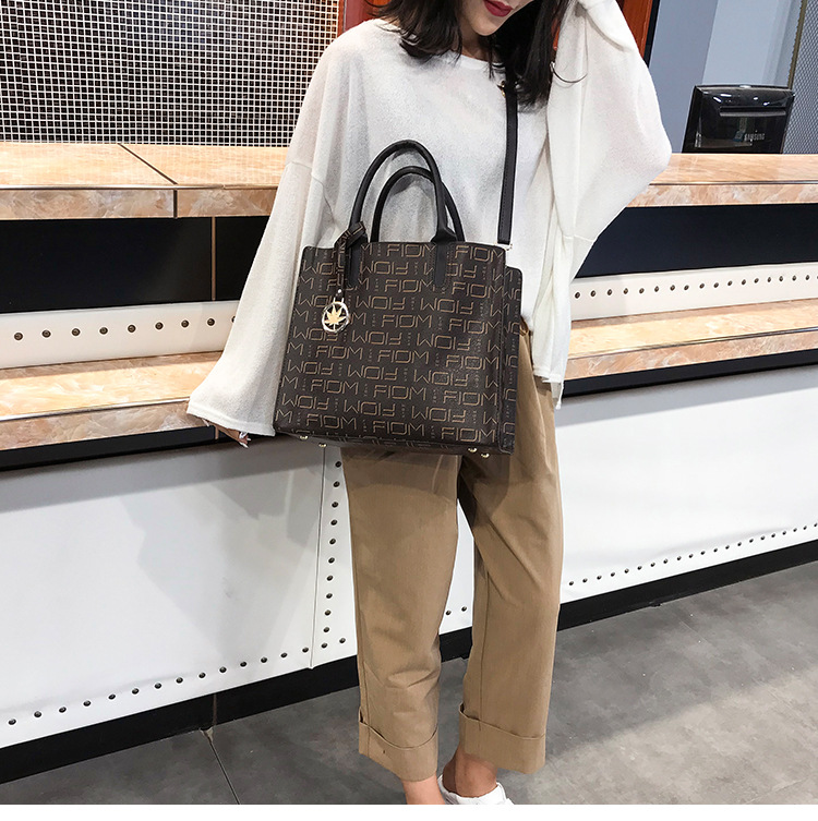 New European and American cross-border fashion women's bag three-piece set, mother-and-child bag, versatile, large-capacity crossbody single-shoulder bag undefined