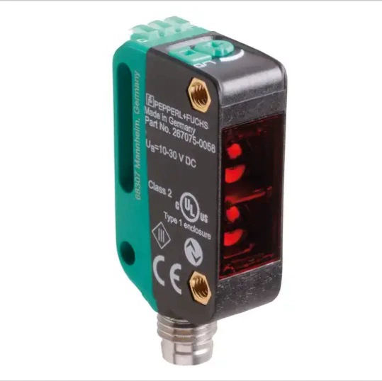 Немецкий треугольный измерительный датчик P+F (BGS) OBT350-R100-2EP-IO-V31