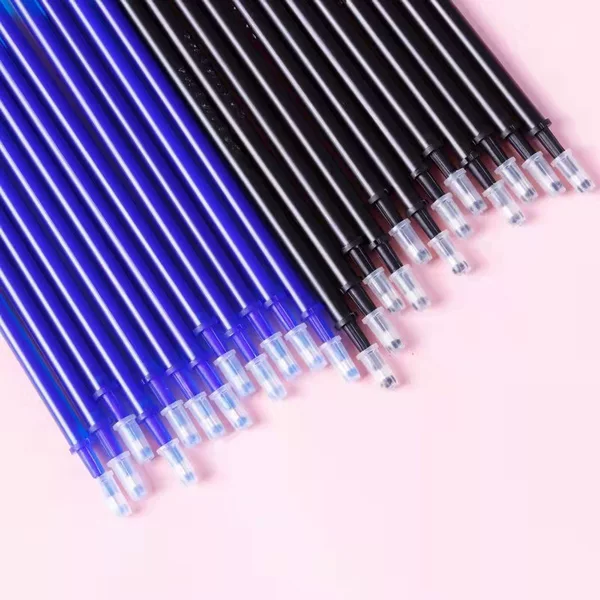 Easy-To-Erasure Heat Erasable Refill Student Erasable Pen Neutral Refill Easy-To-Use Crystal Blue Black Wholesale Erasable