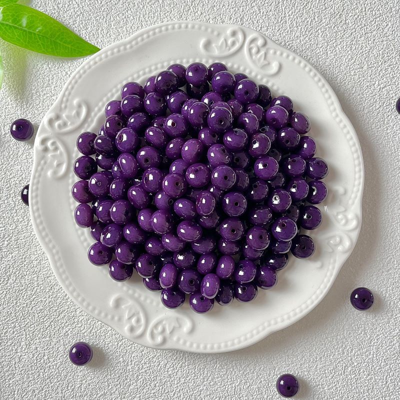 멀베리 퍼플 주판 비즈 [싱글]